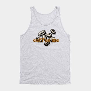 Coffee Beans Coffee Me. Classic Retro Dark Roast Coffee Bean Style Tank Top